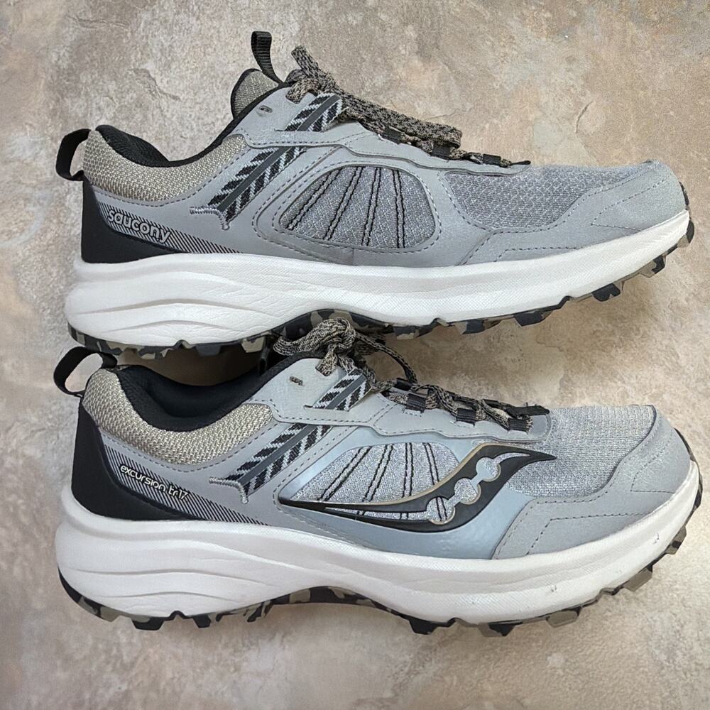SAUCONY MEN'S SNEAKER US 11 S20958-102 EXCURSION TR17 CINDER BARK TRAIL RUNNING